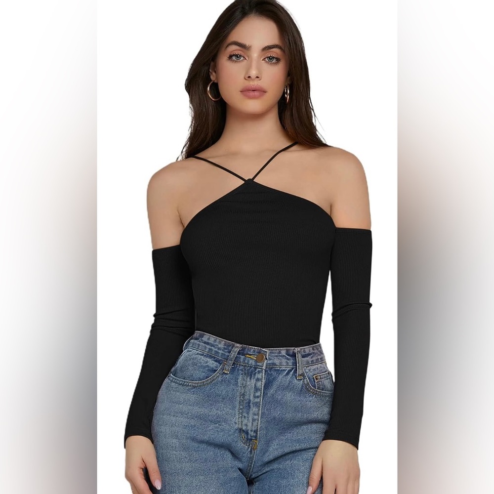 Off the Shoulders Halter Top